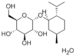 L-MENTHYL-A-D-GLUCOPYRANOSIDE N-HYDRATE 结构式