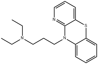 10-(3-Diethylaminopropyl)-10H-pyrido[3,2-b][1,4]benzothiazine 结构式