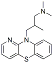 10-(3-Dimethylamino-2-methylpropyl)-10H-pyrido[3,2-b][1,4]benzothiazine 结构式