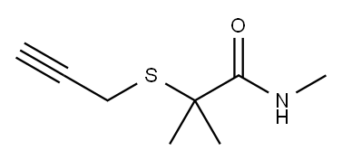 N,2-Dimethyl-2-(2-propynylthio)propionamide|