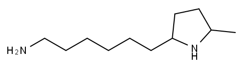 6-(5-Methylpyrrolidin-2-yl)-1-hexanamine 结构式