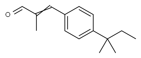 3-[4-(1,1-Dimethylpropyl)phenyl]-2-methyl-2-propenal|2-甲基-3-(4-叔戊基苯基)丙烯醛