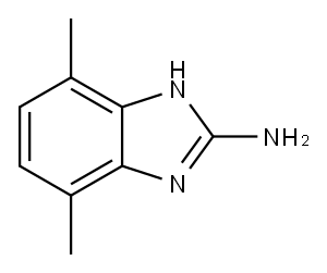 1H-Benzimidazol-2-amine,4,7-dimethyl-(9CI) 结构式