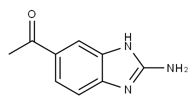 Ethanone, 1-(2-amino-1H-benzimidazol-5-yl)- (9CI) 结构式