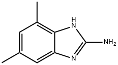 2-氨基-5,7-二甲基苯并咪唑, 67469-39-0, 结构式