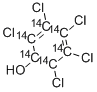 五氯苯酚-ul-14C 结构式