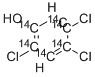 2,4,5-三氯酚-ul-14C, 67471-29-8, 结构式