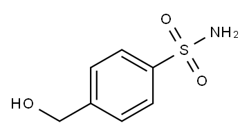 4-(羟甲基)苯-1-磺酰胺 结构式