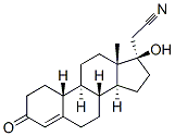 17 alpha-cyanomethyl-19-nortestosterone 结构式