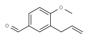 3-烯丙基-4-甲氧基苯甲醛, 67483-48-1, 结构式