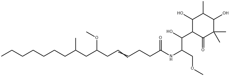 N-[2-(4,6-Dihydroxy-3,3,5-trimethyl-2-oxocyclohexyl)-2-hydroxy-1-(methoxymethyl)ethyl]-7-methoxy-9-methyl-4-hexadecenamide|