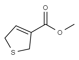2,5-二氢噻吩-3-羧酸甲酯 结构式