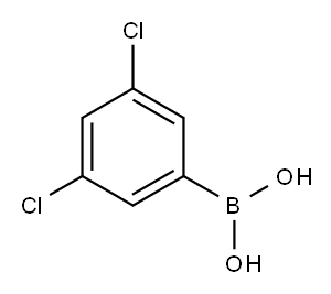 3,5-二氯苯硼酸 结构式