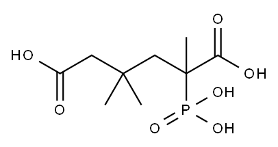 2,4,4-trimethyl-2-phosphonoadipic acid 结构式