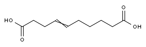 4-decenedioic acid Structure