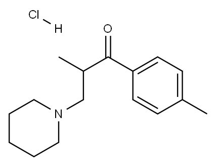 tolperisone hydrochloride Structure