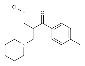 (-)-Tolperisone hydrochloride 结构式