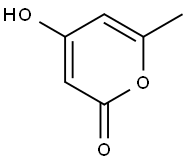 4-羟基-6-甲基-2-吡喃酮 结构式