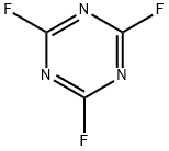 Cyanuric fluoride Structure