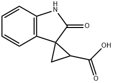2'-环代丙基[环丙烷-1,3'-吲哚啉]-2-羧酸 结构式