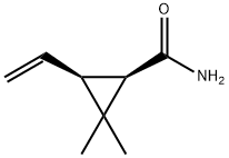 Cyclopropanecarboxamide, 3-ethenyl-2,2-dimethyl-, cis- (9CI) 结构式