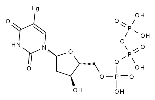 5-mercurideoxyuridine triphosphate Structure