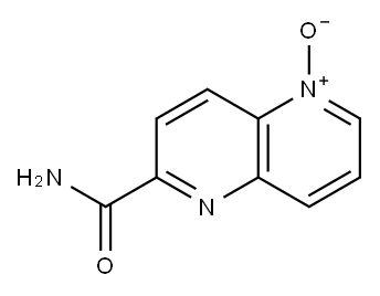 1,5-Naphthyridine-2-carboxamide,  5-oxide 结构式