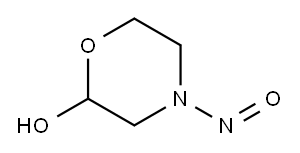 N-nitroso-2-hydroxymorpholine 结构式