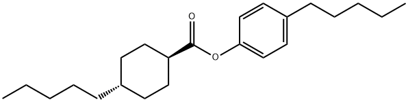 4-戊基苯基-4-戊基环己酸酯 结构式