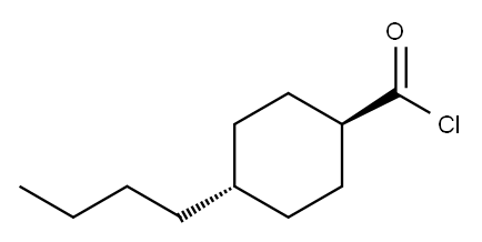 Cyclohexanecarbonyl chloride, 4-butyl-, trans- (9CI) Structure