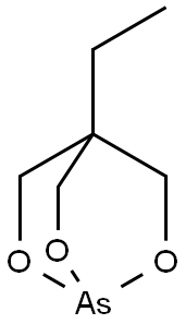 4-Ethyl-2,6,7-trioxa-1-arsabicyclo[2.2.2]octane 结构式
