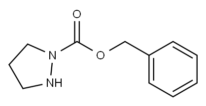 1-Pyrazolidinecarboxylic acid, phenylMethyl ester Structure
