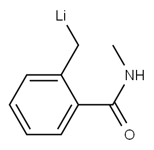 Lithium,  [[2-[(methylamino)carbonyl]phenyl]methyl]- 结构式