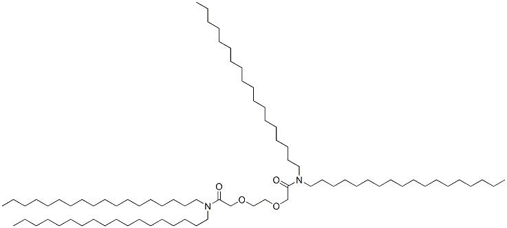 2,2'-(Ethylenebisoxy)bis(N,N-dioctadecylacetamide) Structure