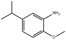 Benzenamine, 2-methoxy-5-(1-methylethyl)- (9CI) 结构式