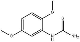 2,5-二甲氧苯基硫脲 结构式