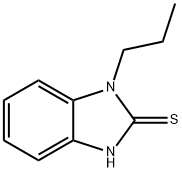 3-丙基-1H-苯并咪唑-2-硫酮 结构式