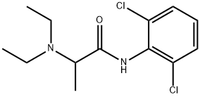 2',6'-Dichloro-2-diethylamino-2-methylacetanilide Structure