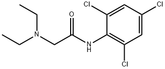 2-Diethylamino-2',4',6'-trichloroacetanilide 结构式