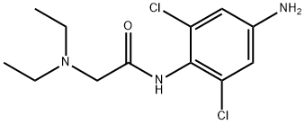 4'-Amino-2',6'-dichloro-2-(diethylamino)acetanilide 结构式