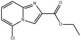 5-氯咪唑并[1,2-A]吡啶-2-甲酸乙酯 结构式