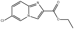 6-氯咪唑并[1,2-A]吡啶-2-羧酸乙酯 结构式