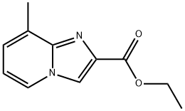 8-甲基咪唑[1,2-A]吡啶-2-甲酸乙酯, 67625-40-5, 结构式