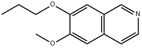 Isoquinoline, 6-methoxy-7-propoxy- (9CI) 结构式