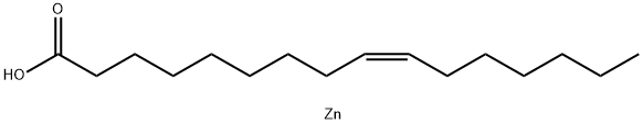 zinc (Z)-hexadec-9-enoate 结构式