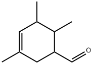 3,5,6-trimethylcyclohex-3-ene-1-carbaldehyde 结构式