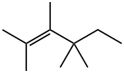 2,3,4,4-tetramethylhex-2-ene 结构式