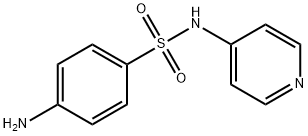 4-amino-N-pyridin-4-ylbenzenesulfonamide 结构式