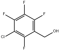 3-氯-2,4,5,6-四氟苯甲醇 结构式