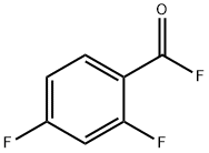 Benzoyl fluoride, 2,4-difluoro- (9CI) Structure